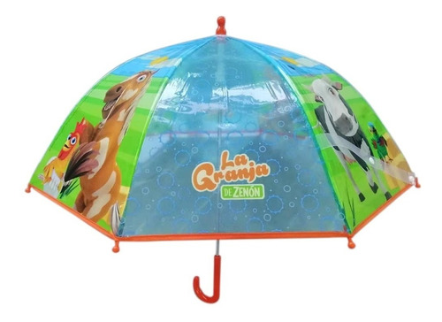 Paraguas Infantiles Granja De Zenón 17 Plegable Lluvia Niños