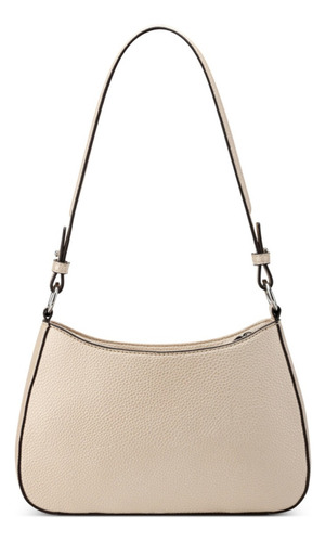 Bolsa Tote Para Mujer Nine West Beige Nym129318 Acabado de los herrajes Oro Diseño de la tela Liso