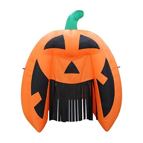 Gigante De 8 Pies De Alto Halloween Inflable Calabaza M...