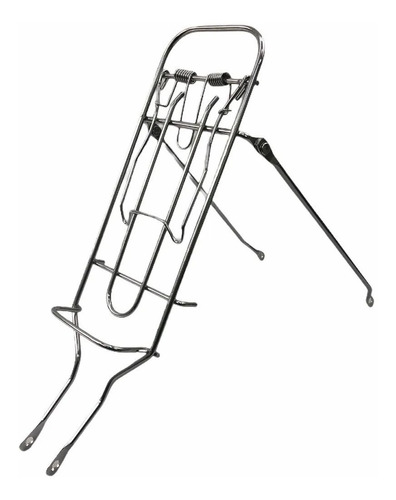 Parrilla Trasera Para Bicicleta Portabultos Ciclismo Cromada