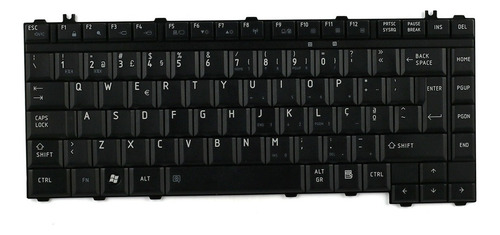 Teclado Toshiba TOA200ES Para A300 A305 L300 L450 L455 A200 A205 Español Color Negro