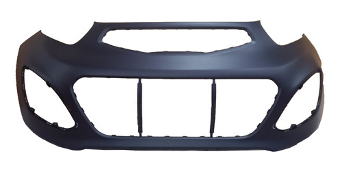 Paragolpe Delantero Negro Liso Kia Picanto 2011-14