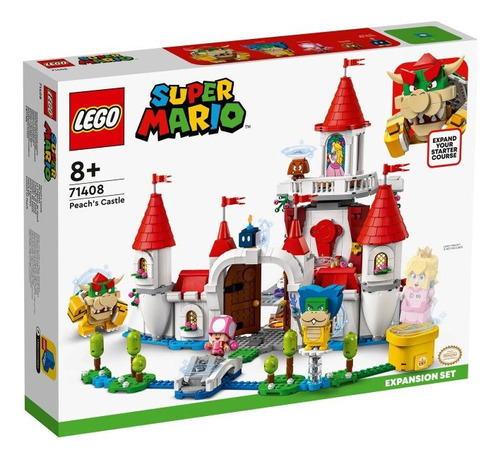 Kit De Construcción Lego Super Mario Castillo De Peach 71408 Cantidad de piezas 1216