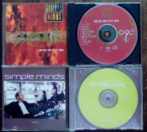 2x Cd Simple Minds Néapolis Good News From The Next 1995/98