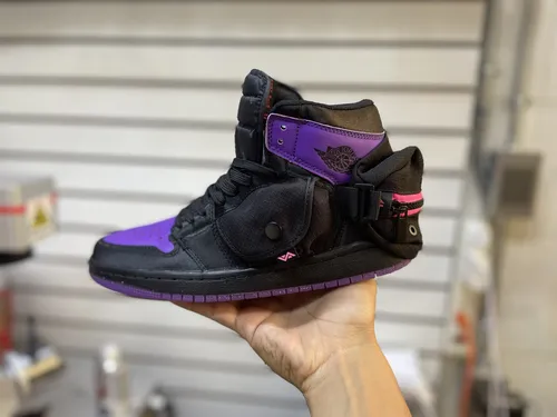 Tenis jordan morados sale