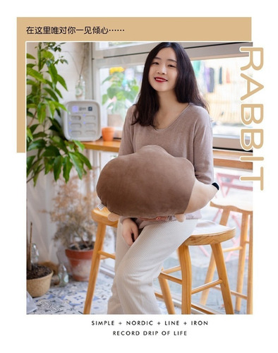 Imagen 5 de 6 de Oferta! Peluche Almohada Cojín Erizo Kawaii 50cm