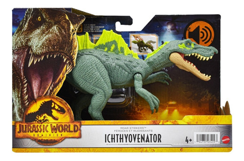 Jurassic World Dominion Ichthyovenator Roar Strikers Mattel