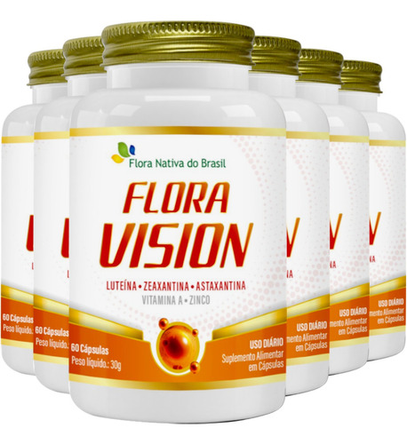 Flora Vision Antioxidantes Flora Nativa 6 X 60 Cápsulas