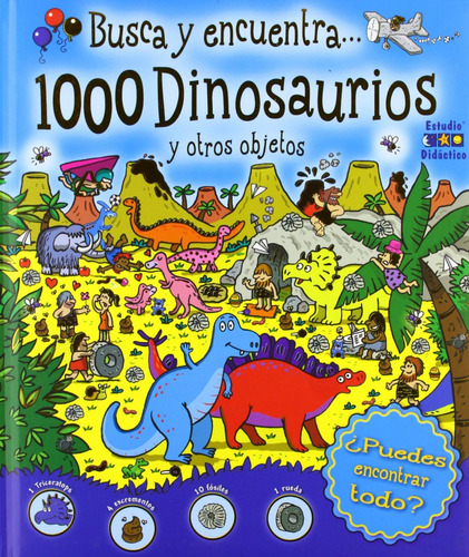 Libro - Busca Y Encuentra: 1000 Dinosaurios 