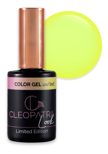 Cleopatra Color Gel Look Neon Melon Semi X 11ml Color Amarillo