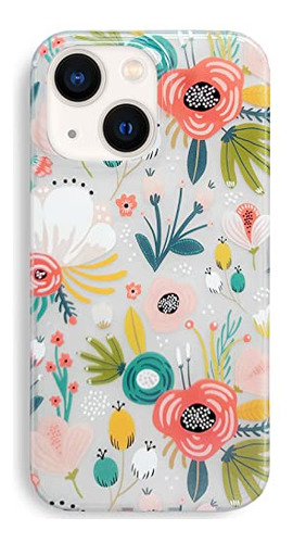 Funda Para iPhone 13 Transparente 6.1puLG Piel Sintetica