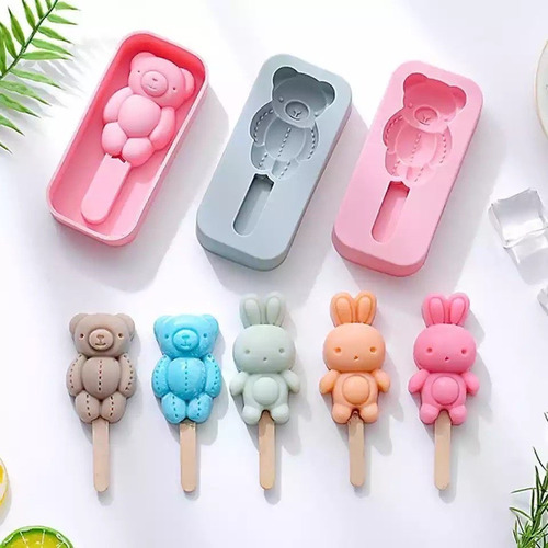 Molde Mini Paleta Oso