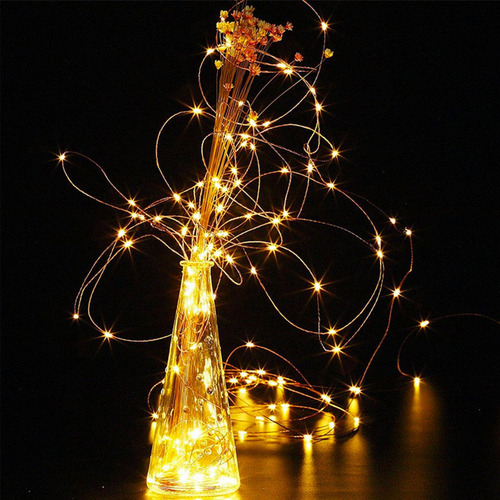 Guirnaldas Luces 50 Micro Led Hadas 5 Metros Pilas
