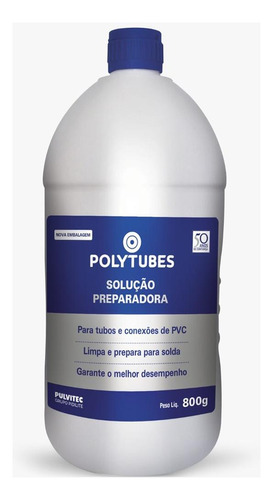 Solucao Preparadora Pvc Polytubes 800g Pultivec  Ba004