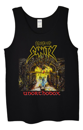 Polera Musculosa Edge Of Sanity Unorthodox Metal Abominatron