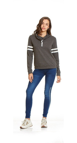 Blusa Sudadera Con Jareta Mujer Capricho Collection Mj61633