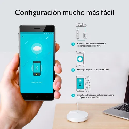 Extensor Wifi Mesh Tp-link Deco M5 3 Nodos Puertos Gigabit