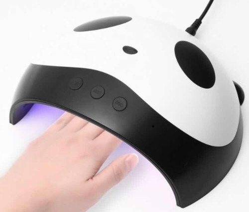 Lámpara Uv Led Para Uñas Panda 12 Focos 36w.dama Manicure