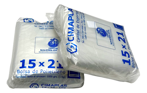 Bolsa Biodegradable Natural Transparente Kileada (1 Kg)