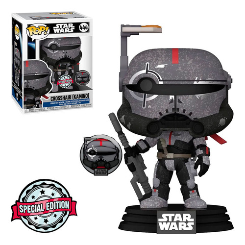 Funko Pop Star Wars Crosshair Kamino With Pin #444 Exclusive