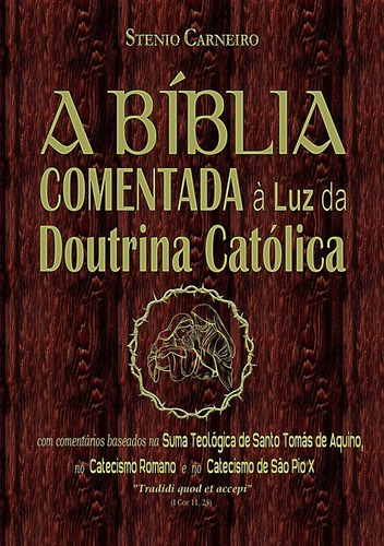 Livro A Bíblia Comentada À Luz Da Doutrina Católica