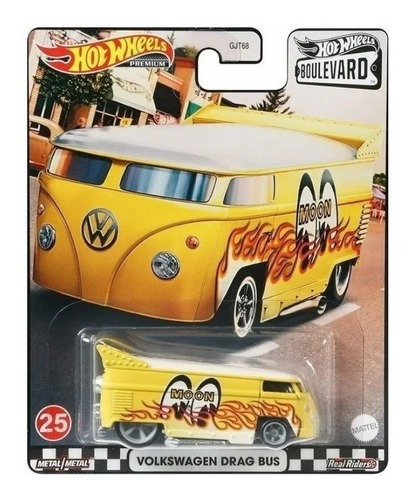 Hot Wheels Premium Boulevard Volkswagem Drag Bus Mooneyes