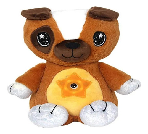 Peluche Star Belly Oso Marron Proyect Musical Luz Recargable