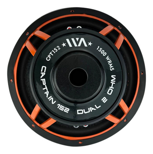 Subwoofer 15 Pulgadas Waraudio 1500wrms 2 Ohms Cpt152 Color Negro