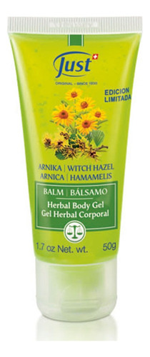 Bálsamo Corporal Árnica Hamamelis En Gel Just 50g