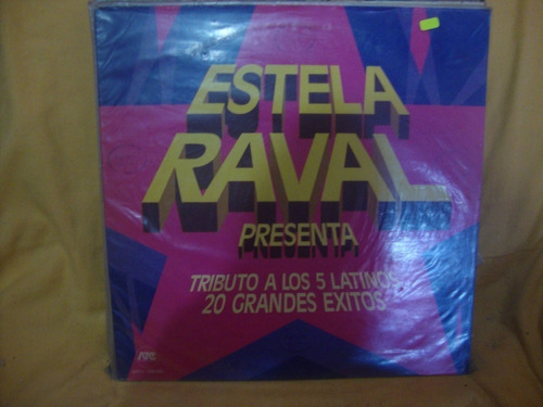 Vinilo Estela Raval Presenta Tributo A Los 5 Latinos M1