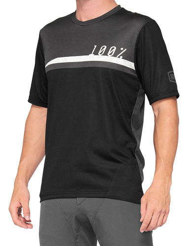 Polera Mtb Airmatic Black/charcoal -tienda Oficial 100%