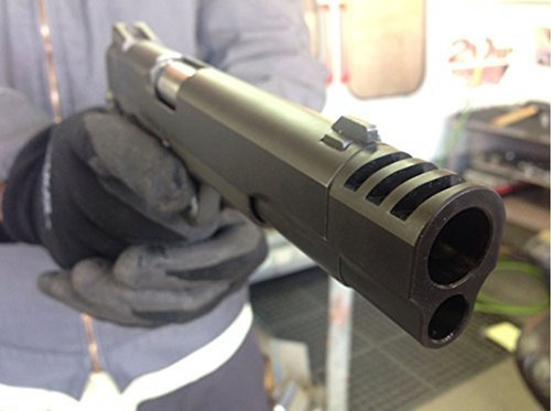 Imagen 9 de 10 de Freno De Boca Muzzle Brake Compensador Para Colt 1911