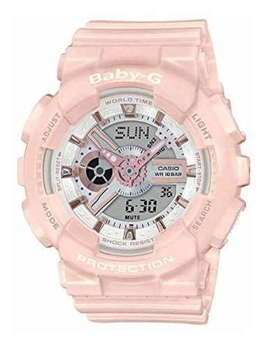 Casio Ba110rg4a Babyg Reloj Para Mujer Resina 1709 En Color