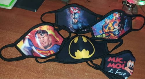 Tapabocas Personalizados Adultos Niños (lavables)