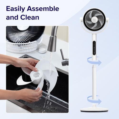Levoit Ventilador De Pie Para Dormitorio, Ventilador Oscila.