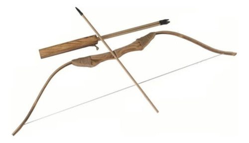  Arco Y Flechas De Madera De Bambú Liviano Y Seguro 70cm