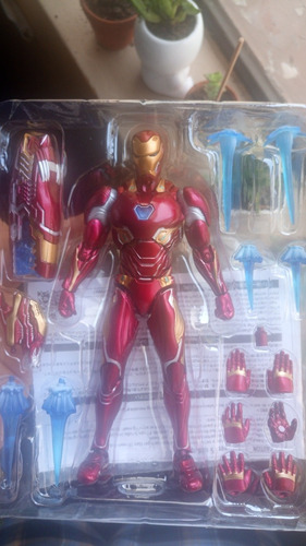 Imagen 5 de 7 de Figura Iron Man Mk50 Infinity War Articulable Shfiguarts