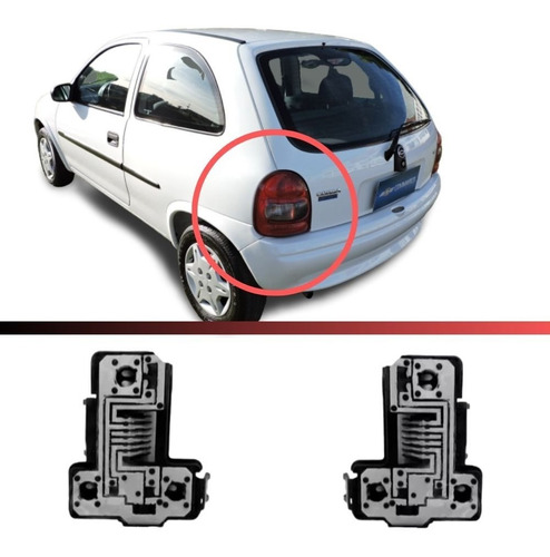 Circuito Lanterna Bolha Corsa Wind Hatch 2 Porta 1998 A 2002