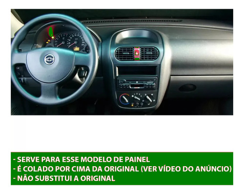 Moldura Capa Painel Central Difusor Corsa Montana Plástico