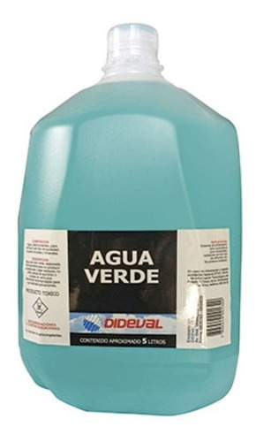 Agua Verde Bidon 5 Litros Refrigerante Dideval