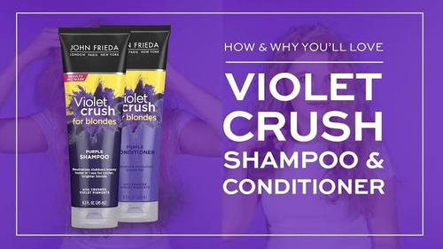 John Frieda Acondicionador Violet Crush Cabello Rubio 245ml