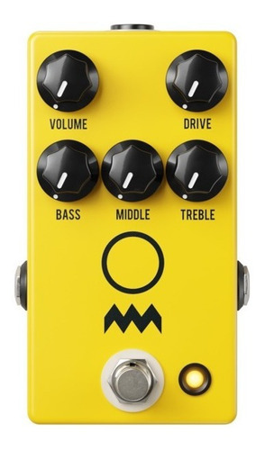 Pedal Jhs Charlie Brown V4 Overdrive, distorsión (nuevo/nf), color amarillo