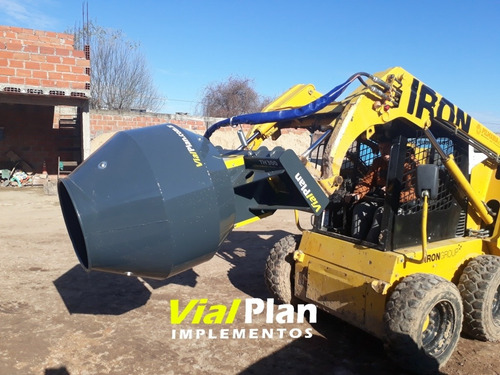 Imagen 2 de 6 de Implemento Trompo Hormigonero Minicargadora Vialplan, Bobcat
