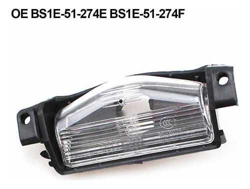 Bs1e-51-274f, Parte De La Lámpara De Matrícula, Carcasa De P