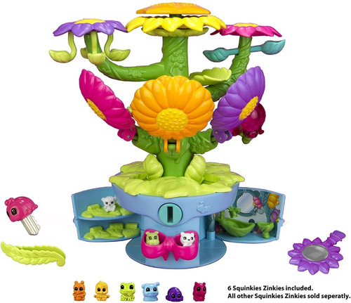  Squinkies Zinkies Magic Secrets Flower Pot Playset