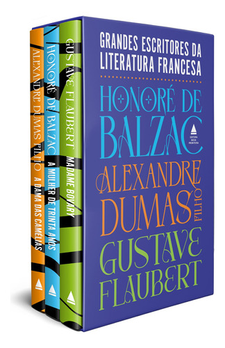 Box - Grandes escritores da literatura francesa, de Flaubert, Gustave. Editora Nova Fronteira Participações S/A, capa dura em português, 2022