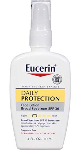 Loción Facial Eucerin Humectante Para Protección Diaria, Fps