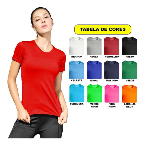 Imagem 2 de 3 de Camisetas Esportivas Masculina E Feminina Treinos E Academia