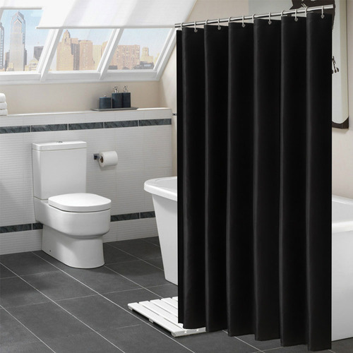 Cortina De Ducha Impermeable De 200 X 180 Cm, Tela Para El H