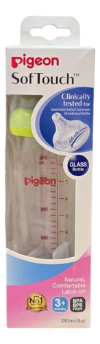 Mamadera Anticólicos Softouch Vidrio 240 Ml